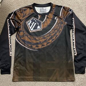 Born Hawaii Maori Long Sleeve Shirt Youth Large